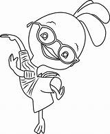 Chicken Little Coloring Pages Happy Dancing Printable Coloringpages101 Kids Categories Online sketch template