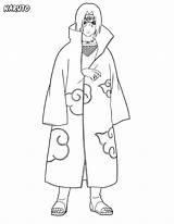 Itachi Akatsuki Naruto Mewarnai Sharingan Uchiha Sketsa Colorir Musuh Coloringgames Coloringonly Diwarnai Aniyuki sketch template