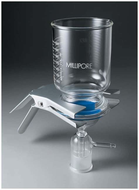 merck millipore glass vacuum filter holder  mm glass filter holder filter diameter  mm