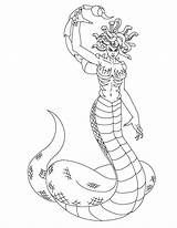 Medusa Coloring Pages Printable Drawing Gods Egyptian Demon Getdrawings Getcolorings Print sketch template