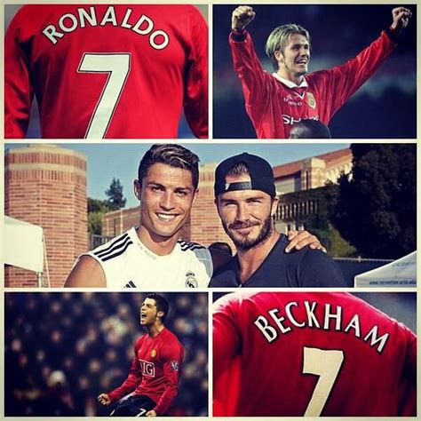 Cristiano Ronaldo Y David Beckham Football Fever Best Football Team