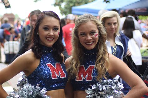 rebelettes in the grove at ole miss in oxford ms with images ole