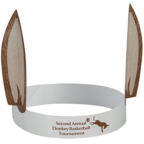 imprintcom paper animal headband donkey  dk