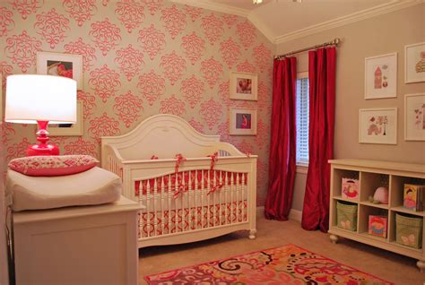 elegant  bold pink nursery project nursery
