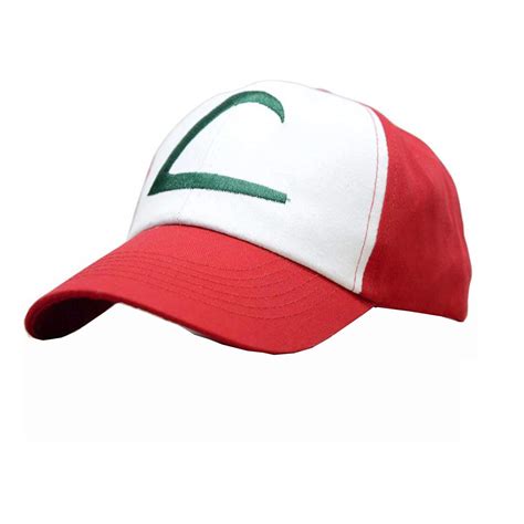 buy nintendo pokemon ash ketchum cap embroidered hat  size style