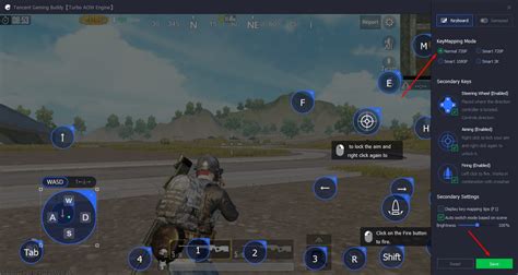 memainkan pubg mobile  tencent emulator