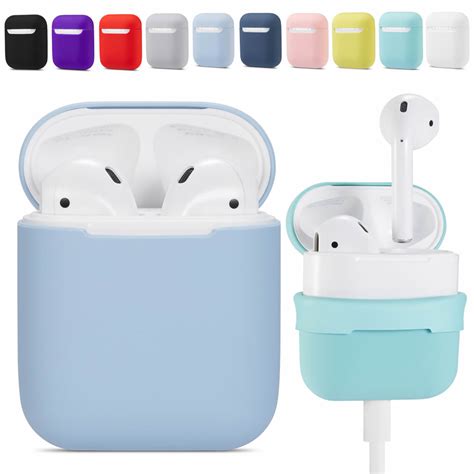 rubber airpod holder cover case shockproof  apple airpods stnd generation ebay
