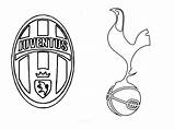 Tottenham Champions League Football Juventus Hotspur Uefa Fc Coloring Coloriage Pages sketch template