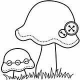 Mushroom Applique Templates Embroidery Felt Patterns Template Mushrooms Coloring Designs Molde Patchwork Cute Quilting Machine Pattern Would Adorable Make Baby sketch template