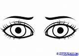 Eyes Drawing Eye Coloring Kids Color Sheet Draw Clipart Drawings Step Pages Kid Cartoon Clip Easy People Tutorials Realistic Clipground sketch template