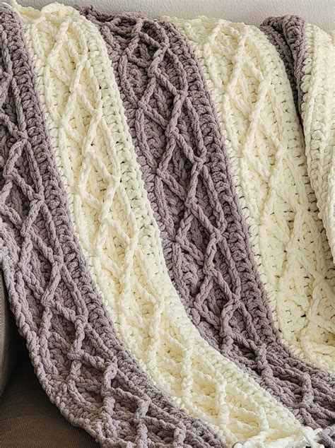 cable crochet blanket pattern easy peasy cable blanket crochet