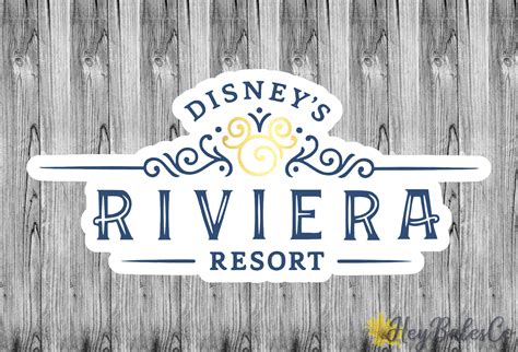 disneys riviera resort sticker walt disney world resort etsy