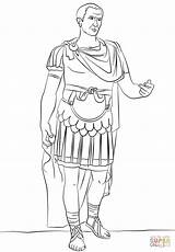 Caesar Julius Ausmalbild sketch template