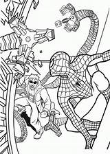 Spiderman Coloring Aranha Homem sketch template