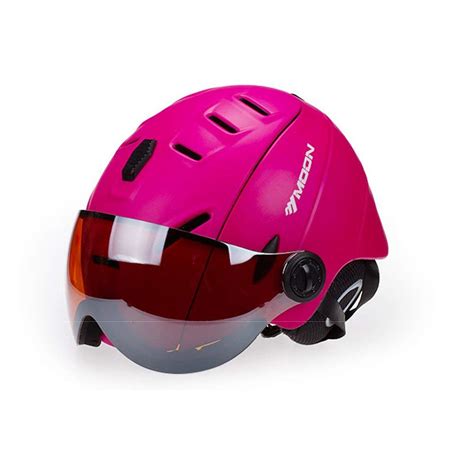 buy 2 in 1 visor ski snowboard helmet detachable snow mask