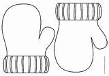Moufle Mittens Mitten Coloriage Maternelle sketch template