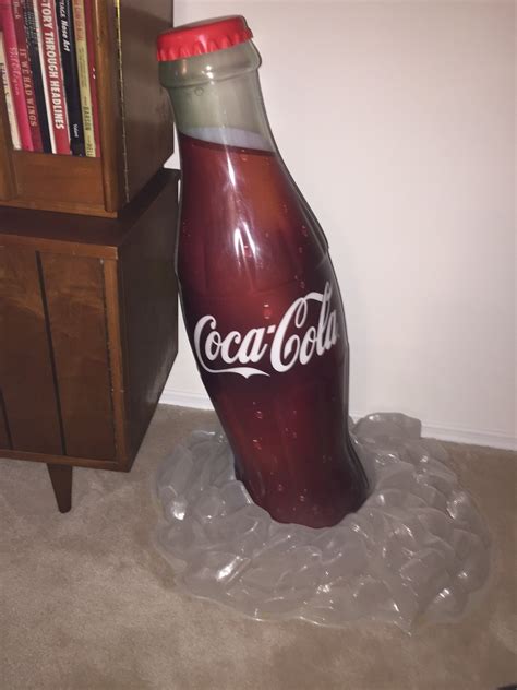 Large Coke Bottle Display Piece In Ice Collectors Weekly