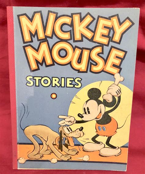 vintage  mickey mouse stories book  st edition walt disney