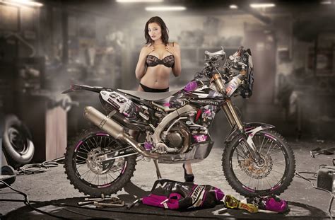 Sfondi Anna Polina Pornostar Motociclo Motocross Rally Dakar