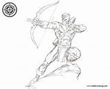 Hawkeye Coloring Pages Marvel Printable Adults Kids sketch template