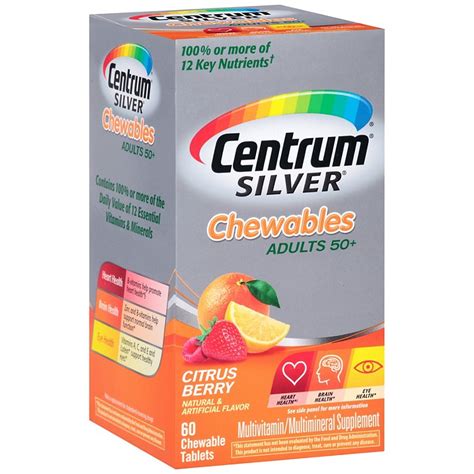 centrum adults  multivitaminmultimineral supplement fresh  fruity chewables shop