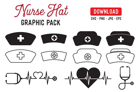 nursing hat graphic pack
