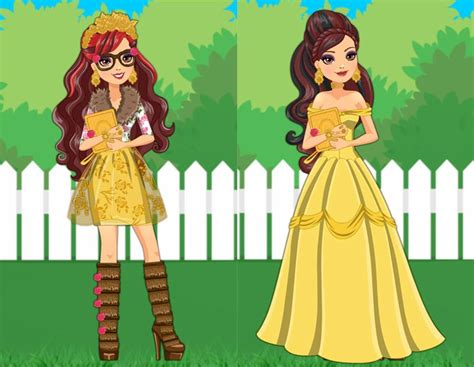 Ever After High Rosabella Beauty Dressup By Heglys On
