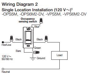 occupancy light sensor wiring diagram