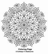 Mandala Pdf Coloring Movement Copyright Digital sketch template