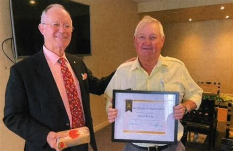 Darryl Brady Awarded First Rsl Honour Gunnedah Times