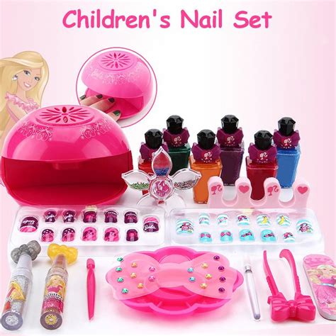 wholesale child nail set kids cosmetics toy fun nail set   nail