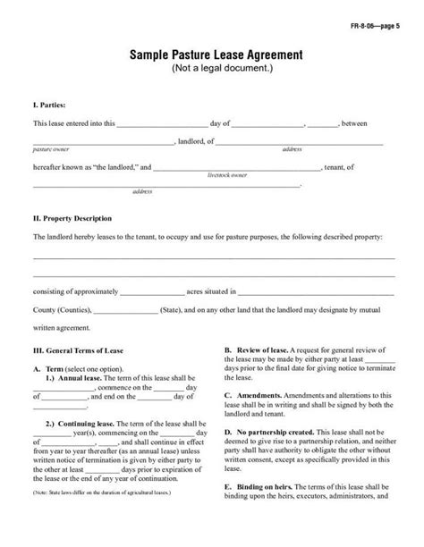 free farm land lease agreement forms to print leah