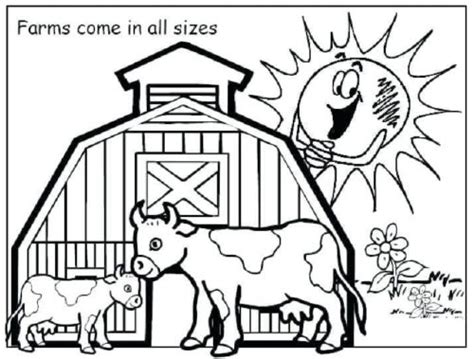 farms coloring pages learny kids