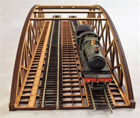 oo gauge double track bowstring bridge  wws model railway etsy