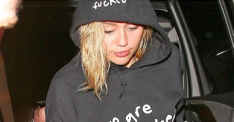 Miley Cyrus We Are Fucked Sweatshirt Popsugar Fashion