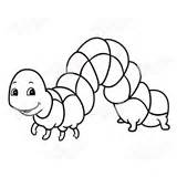 Inchworm Abeka Clipart Clip Green Squirming sketch template