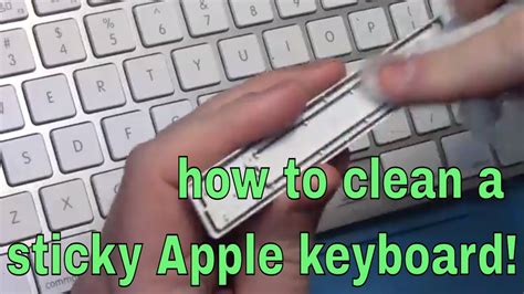 clean apple keyboard keys youtube