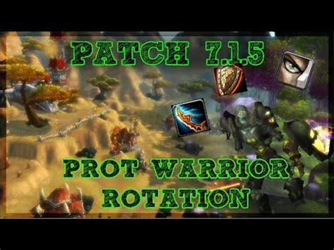 prot warrior  rotation talents youtube