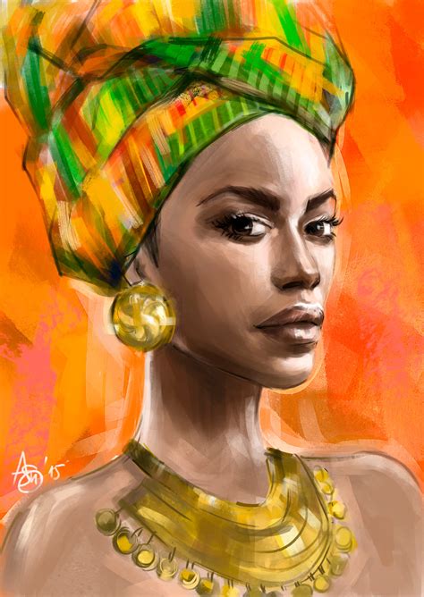 African Woman By Psichodelicfruit On Deviantart