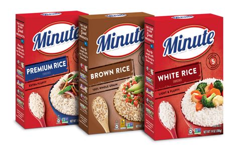 simple convenient packaging update  minute rice