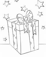 Coloring Gift Box Christmas Getcolorings Printable Getdrawings sketch template