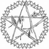 Pentagram Drawing Pagan Pages Drawings Coloring Pentacle Celtic Wiccan Template Sketch Vector Getdrawings Flowery Paintingvalley Deviantart Star Editor Diy sketch template
