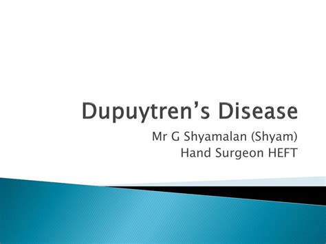 ppt dupuytren s disease powerpoint presentation free download id