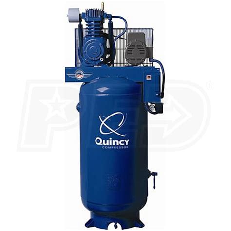 quincy csvcb qt pro  hp  gallon  stage air compressor   phase