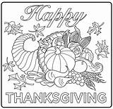 Thanksgiving Coloring Kids Pages Children Color Simple Adult Printable Justcolor sketch template