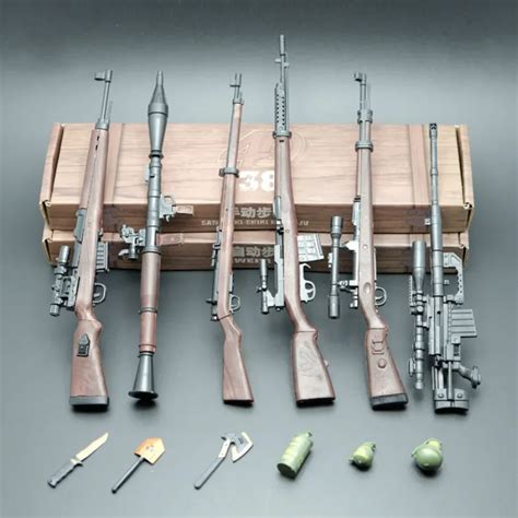 scale weapon model ak assembling gun model toy   soldier