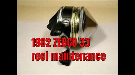 disassemble   zebco   spin cast reel  maintenance youtube