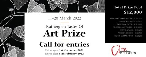 rutherglen tastes  art prize   rutherglen memorial hall