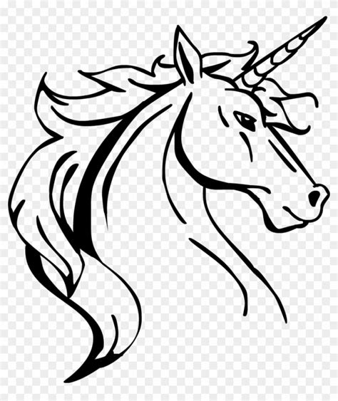 beautiful unicorn  drawing head commission art unicorn head