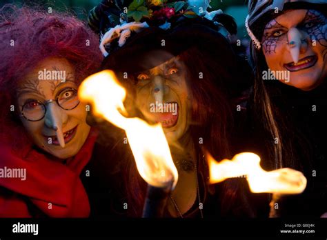 Wolfshagen Germany 30th Apr 2016 Women Dressed As Witches Take Part
